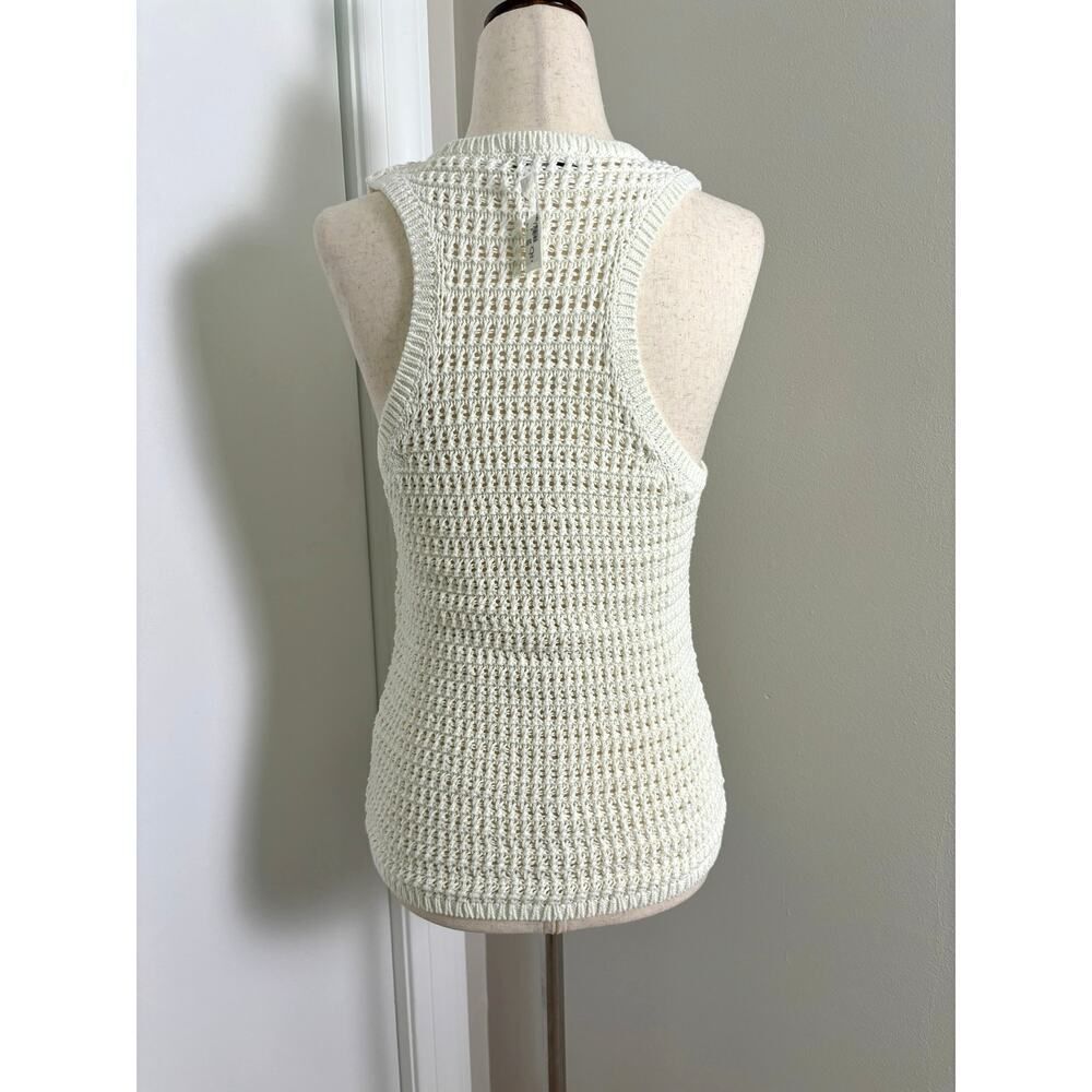 NWT J Crew Cream Crochet Sweater Shell - Picture 2 of 7